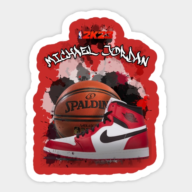 Michael Jordan Sticker by BINSU
